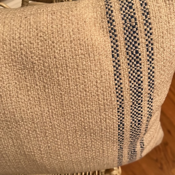 Farmhouse Flour Sack Style Lumbar Pillow - Picture 3 of 4